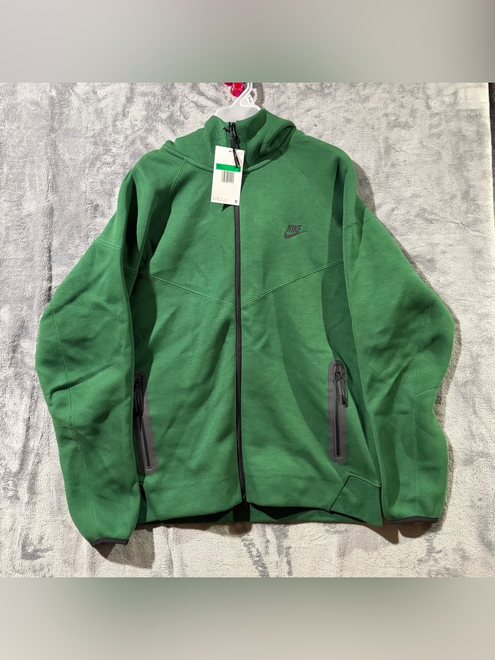 Nike Tech Fleece Full-Zip Hoodie Green [FQ1883-341] Men's Size XL New w/Tags